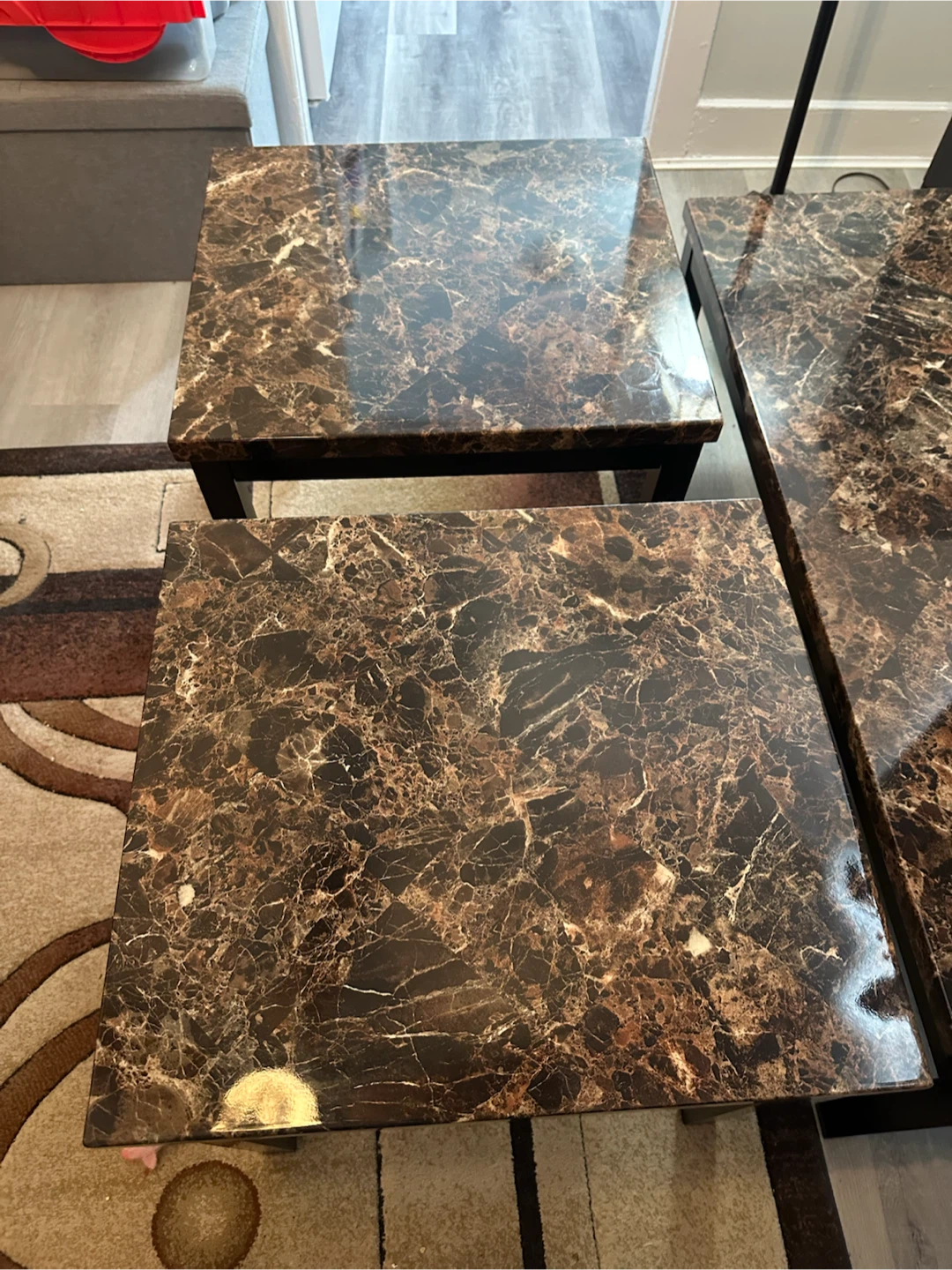 Coffee Table and Side Tables Set - photo 2