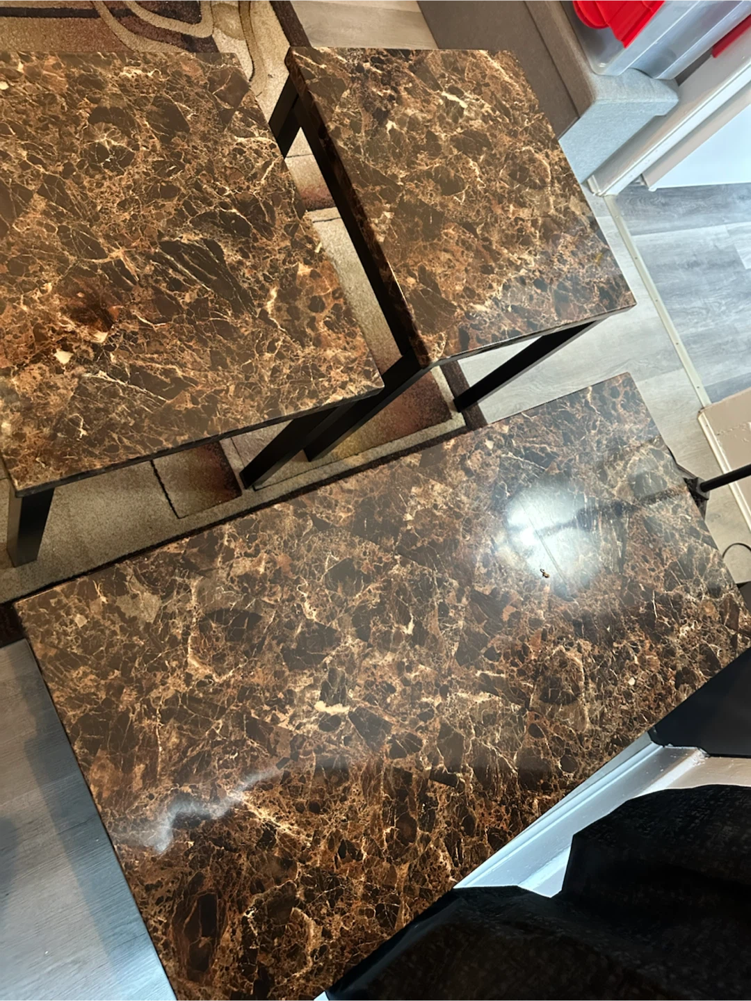 Coffee Table and Side Tables Set - photo 3