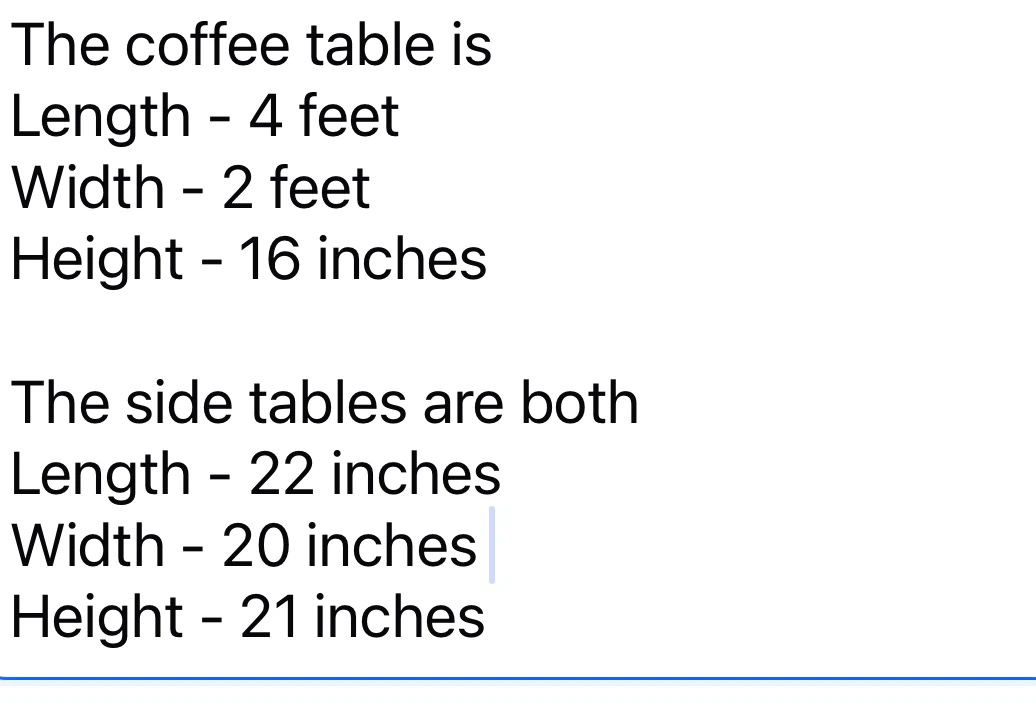 Coffee Table and Side Tables Set - photo 4
