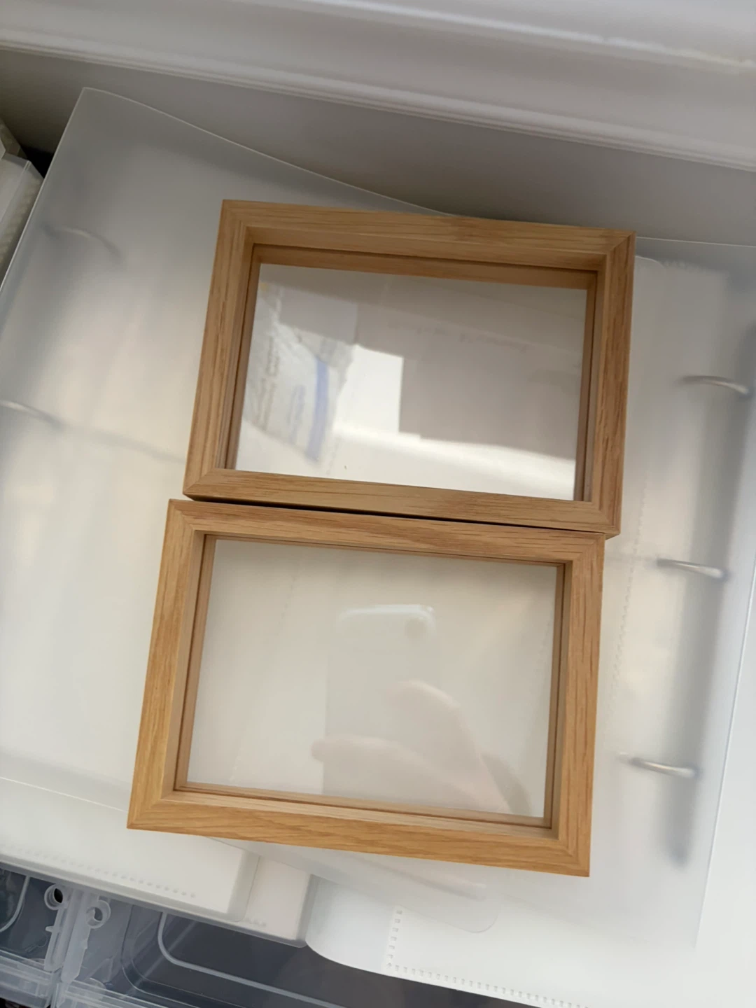 Wooden Photo Frames muji - Set of 2