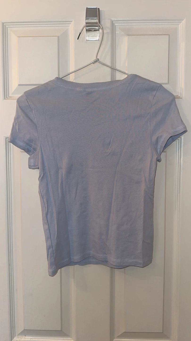 Light Blue "Palm Beach" Graphic T-Shirt - photo 2