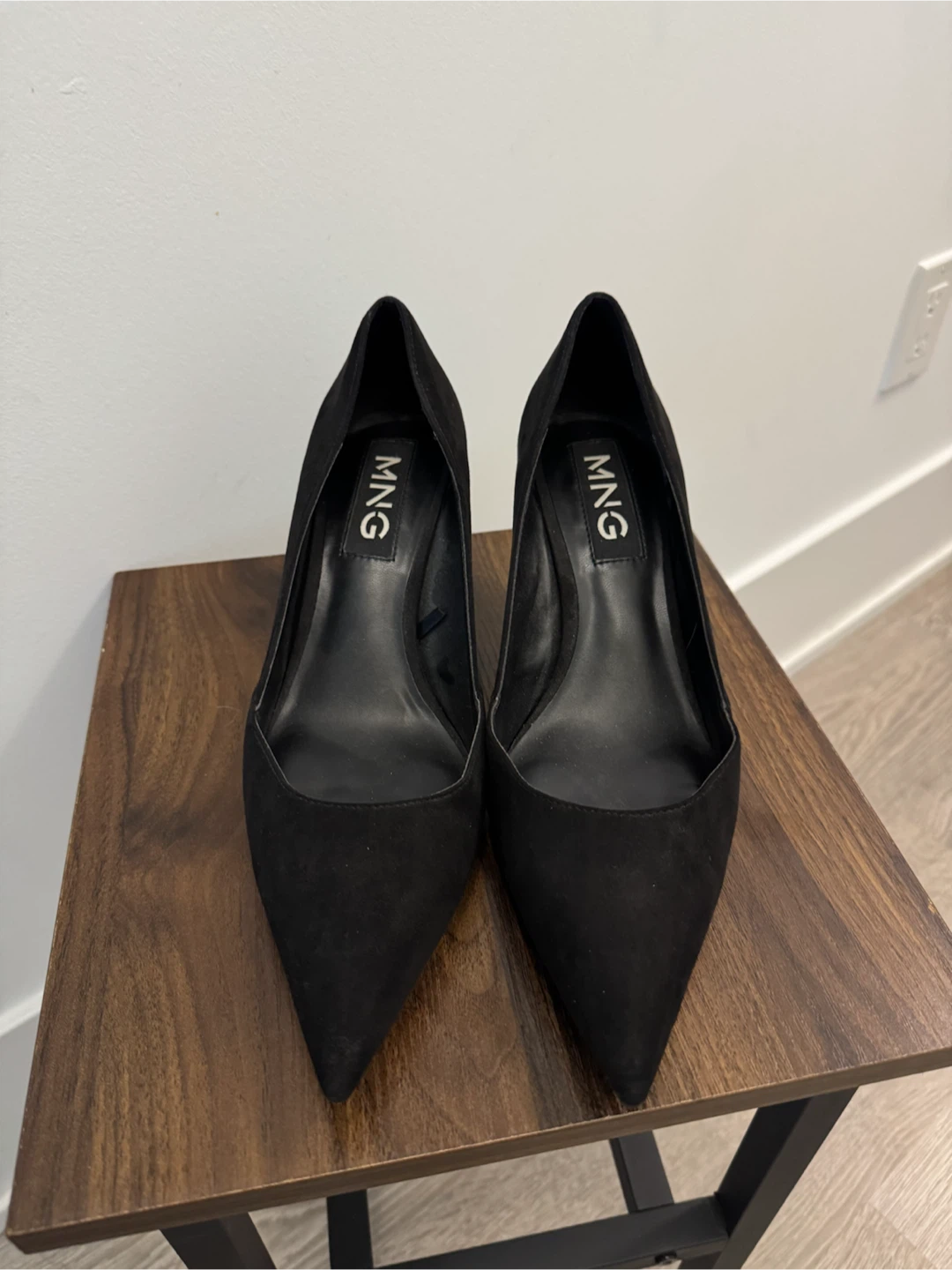MNG Black Suede Heels - photo 2