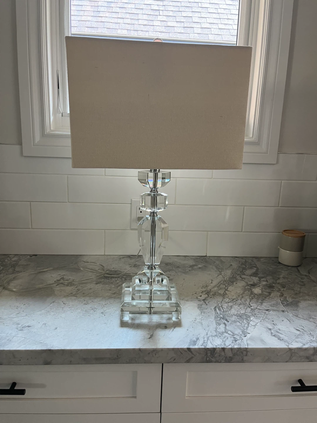 Glass Table Lamp