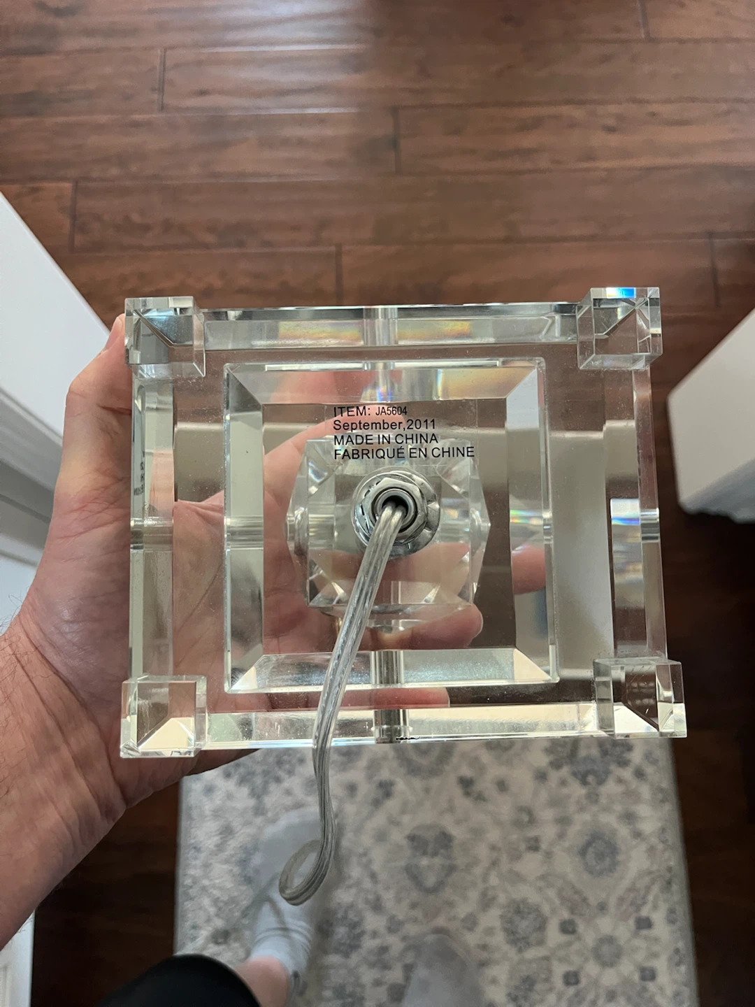 Glass Table Lamp - photo 5