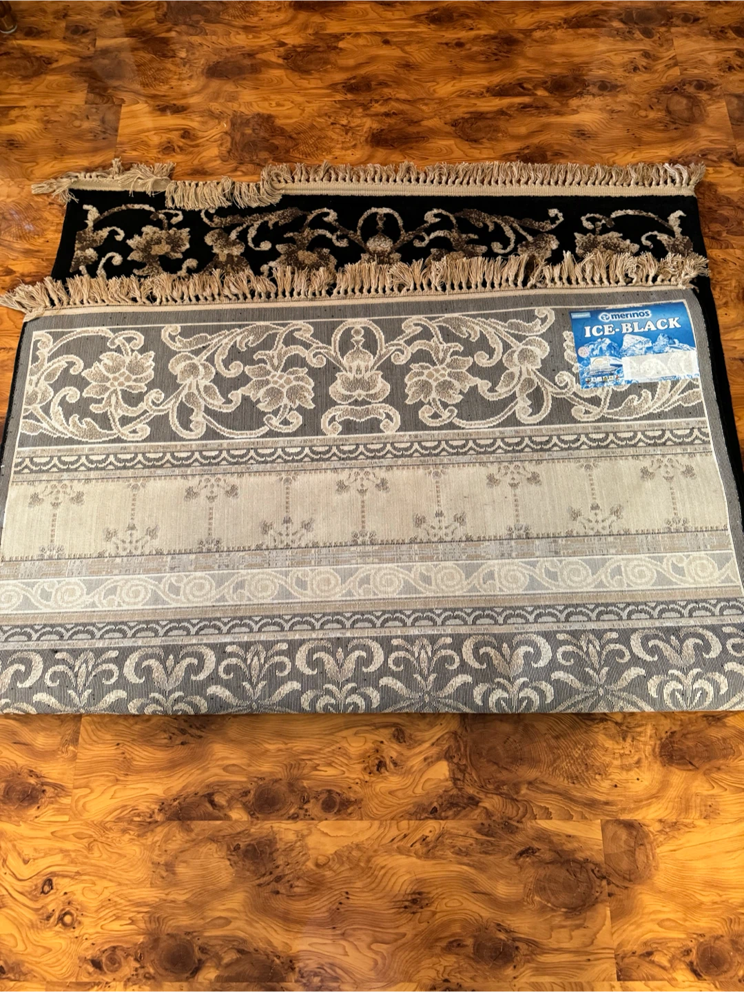 Merinos Ice-Black Rug - photo 4