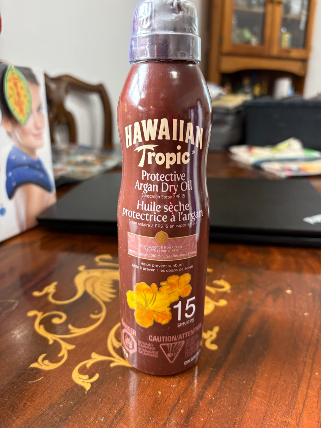 Hawaiian Tropic Protective Argan Dry Oil SPF 15 Sunscreen Spray