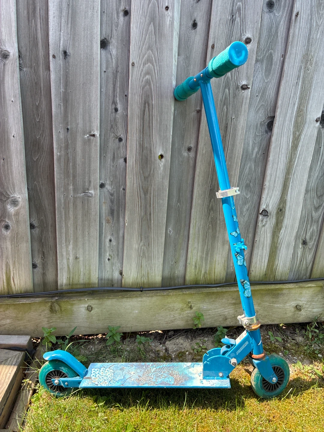 Blue Scooter