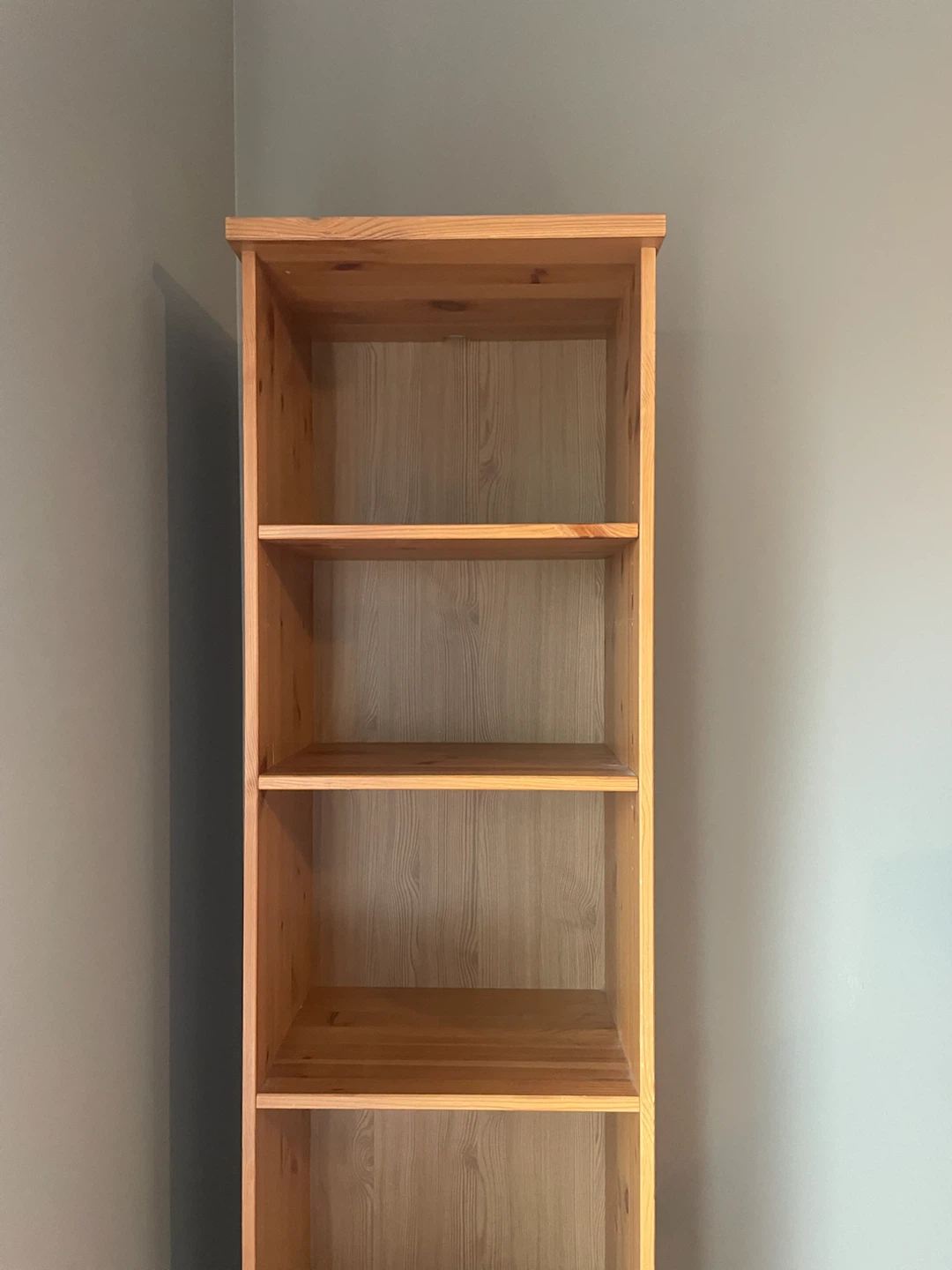 Tall Wooden Bookshelf with Drawer - photo 4