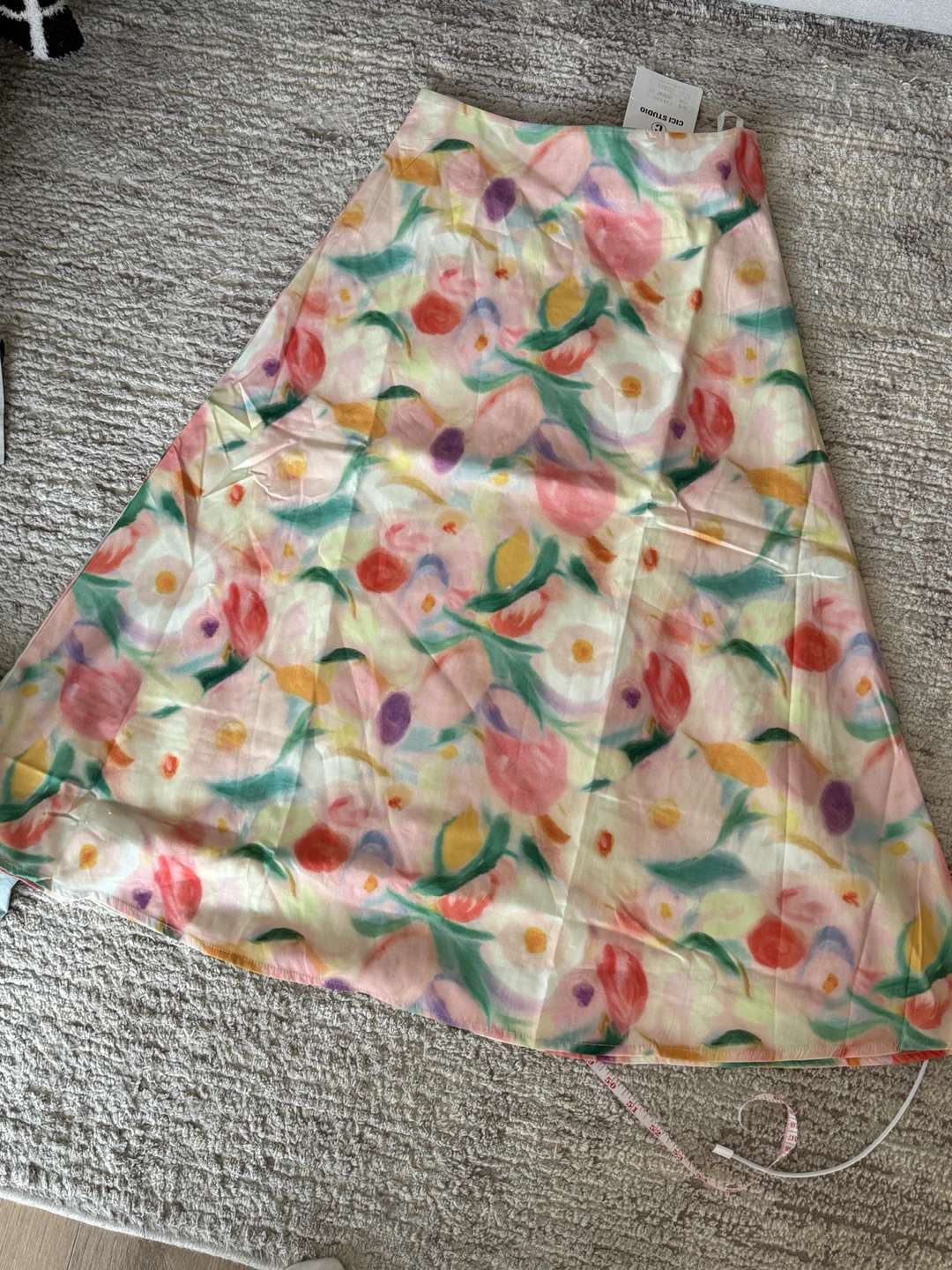 Floral Print Midi Skirt Size S - photo 5