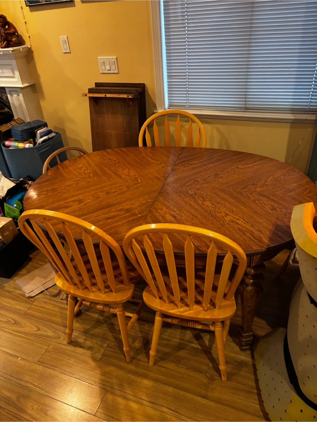 Wooden Dining Table and Chairs