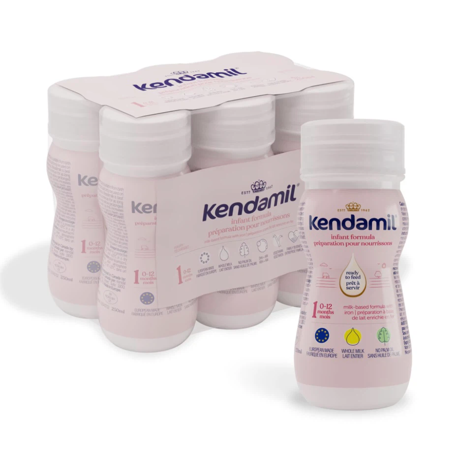 Kendamil Infant Formula Ready to Feed - 18 x 250ml Bottles