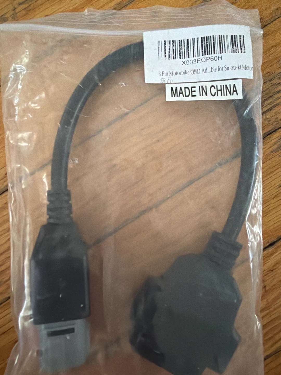 6 Pin Motorcycle OBD Adapter Cable