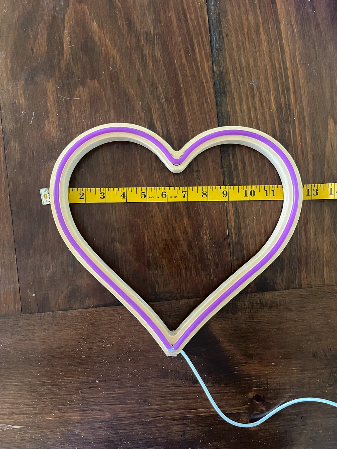 Heart Shaped Neon Sign - photo 2