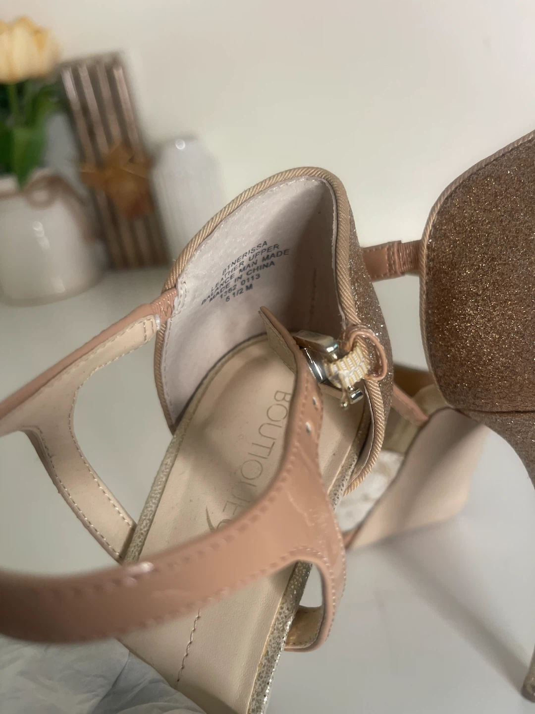 Boutique 9 Women's Glitter Heels Size 6.5