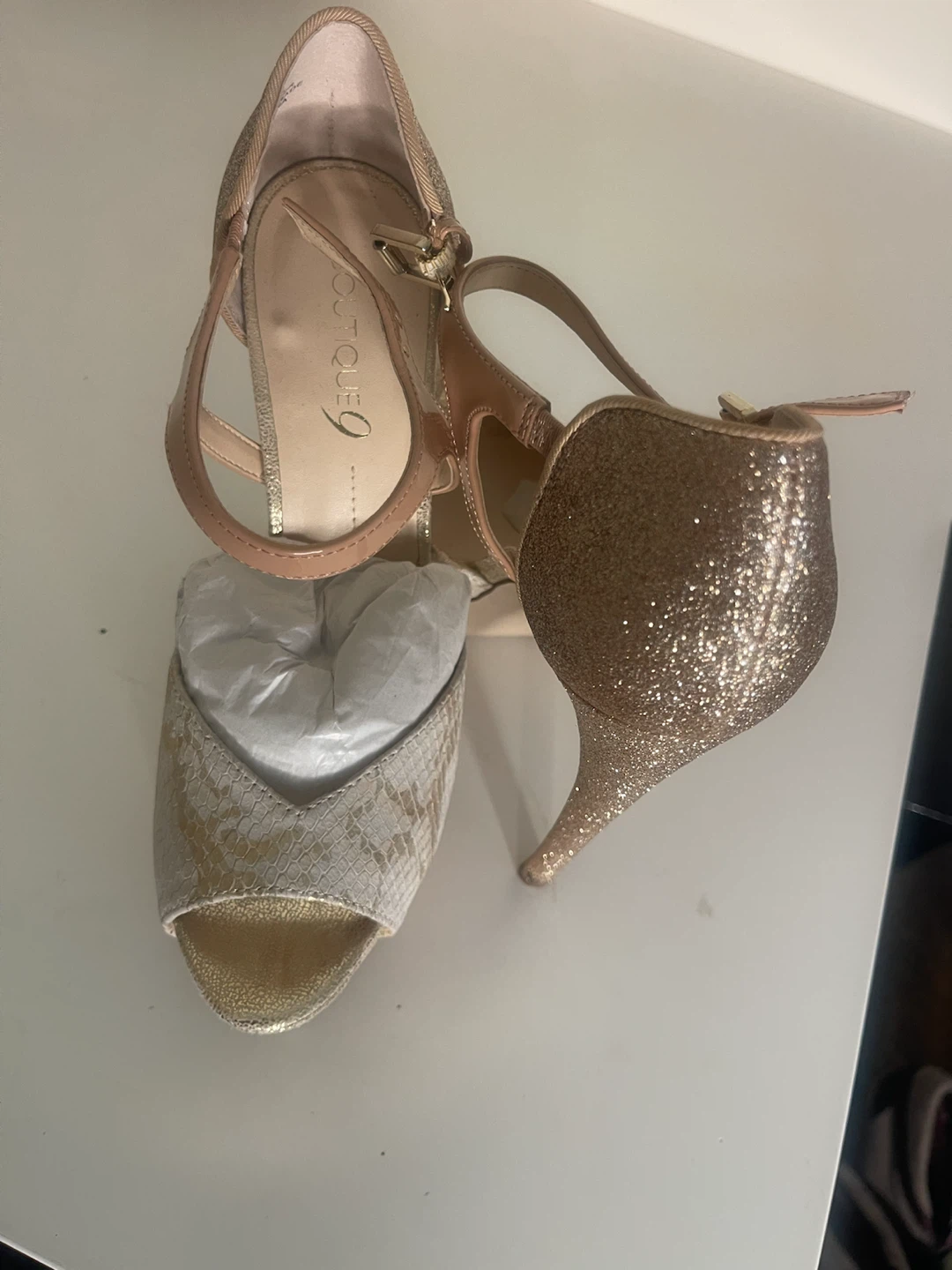 Boutique 9 Women's Glitter Heels Size 6.5 - photo 2