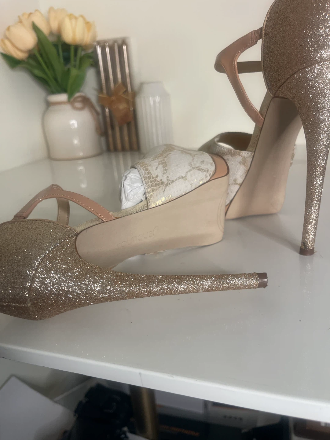 Boutique 9 Women's Glitter Heels Size 6.5 - photo 4