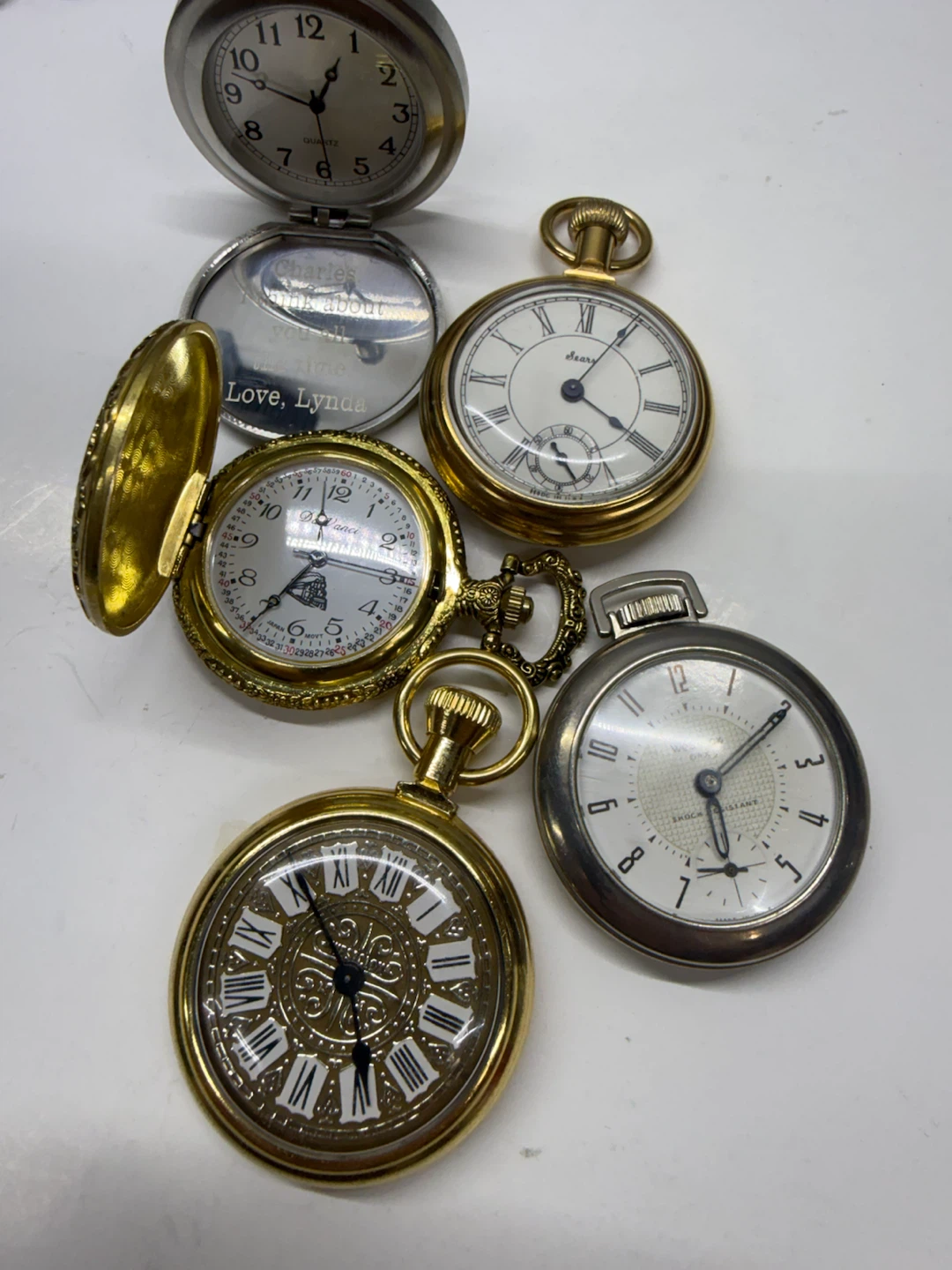 Lot of 5 Pocket Watches