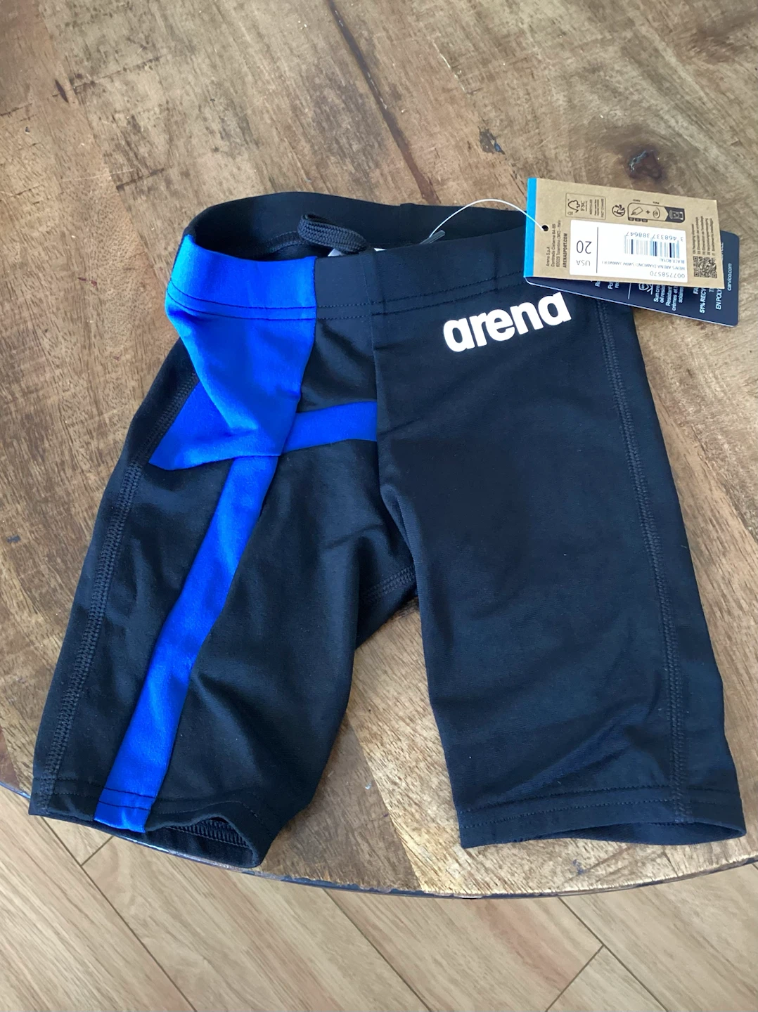 Arena boys Diamond Jammers Black/Royal Size 20