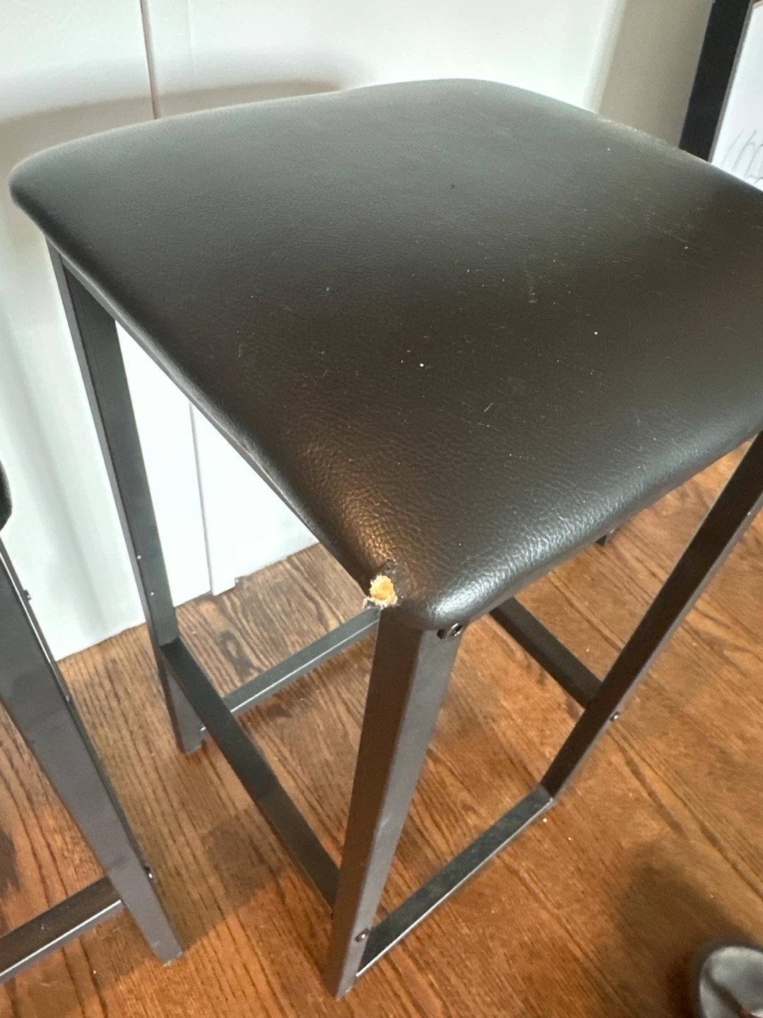 Set of 2 Black Bar Stools - photo 2