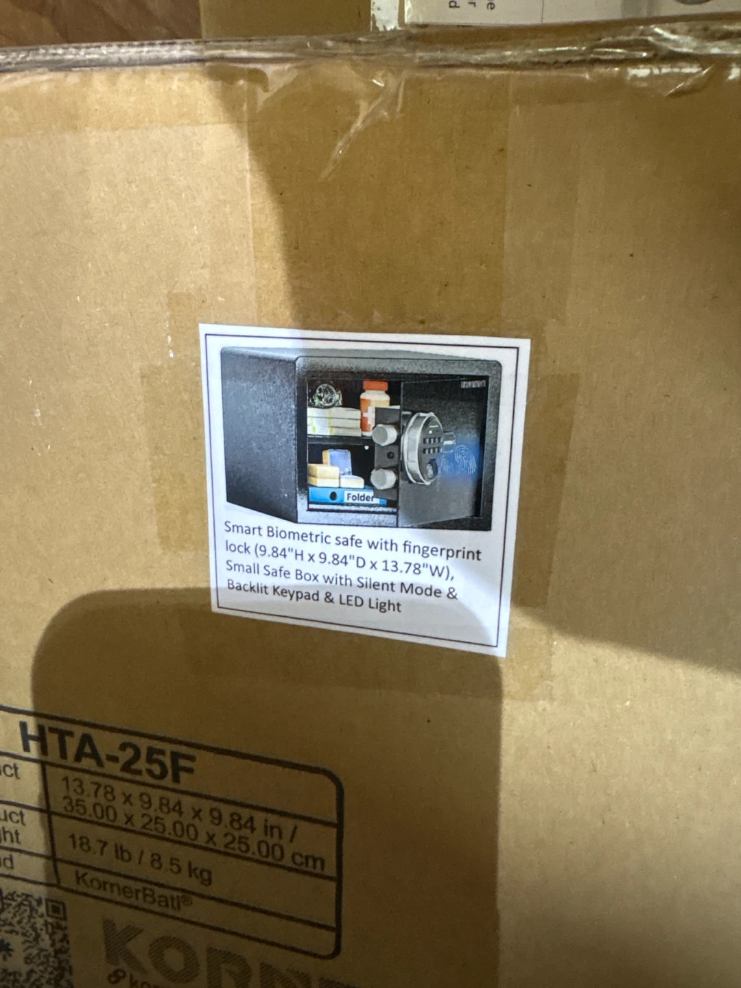 KomerBall HTA-25F Smart Biometric Safe