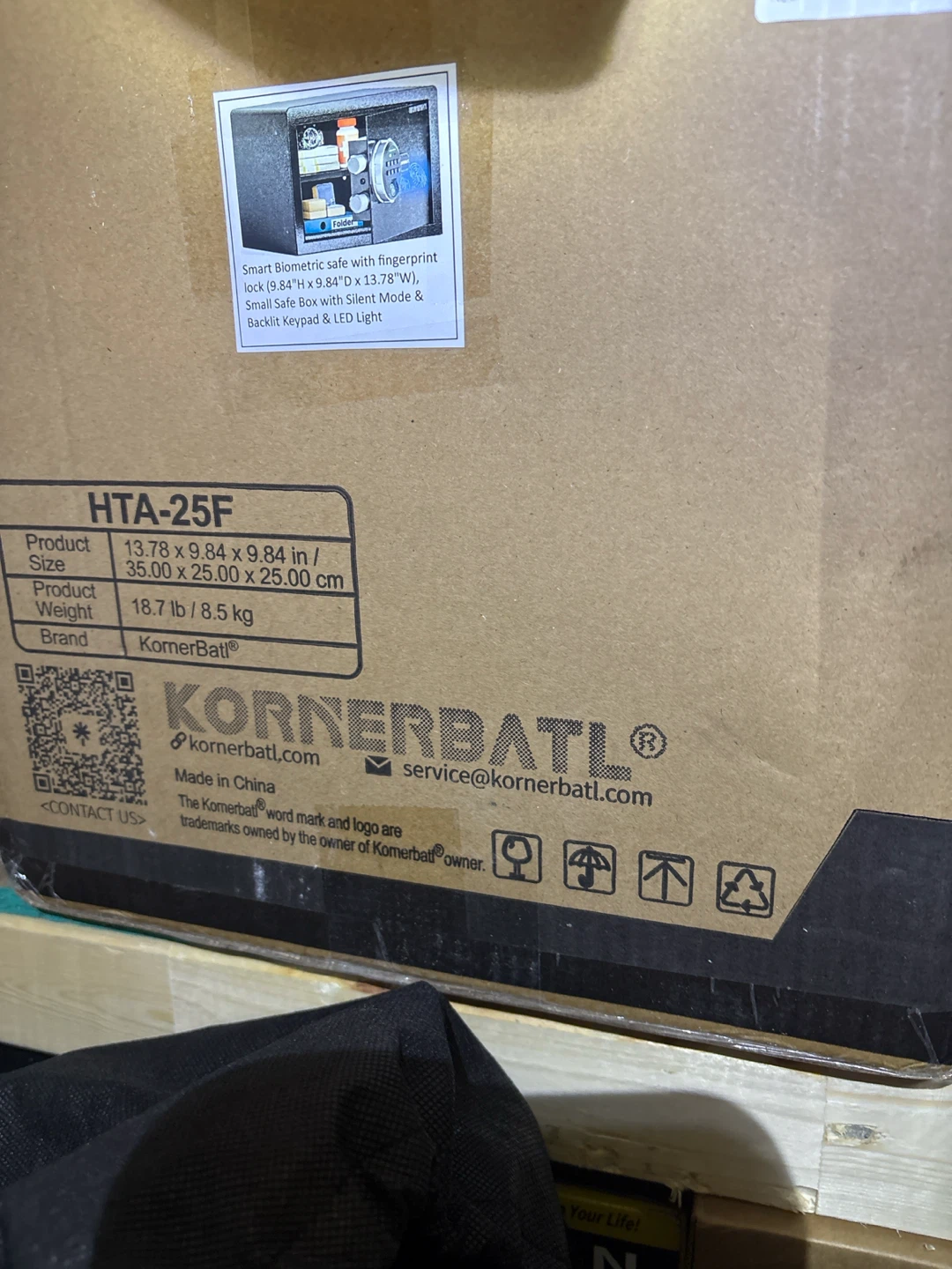 KomerBall HTA-25F Smart Biometric Safe - photo 2