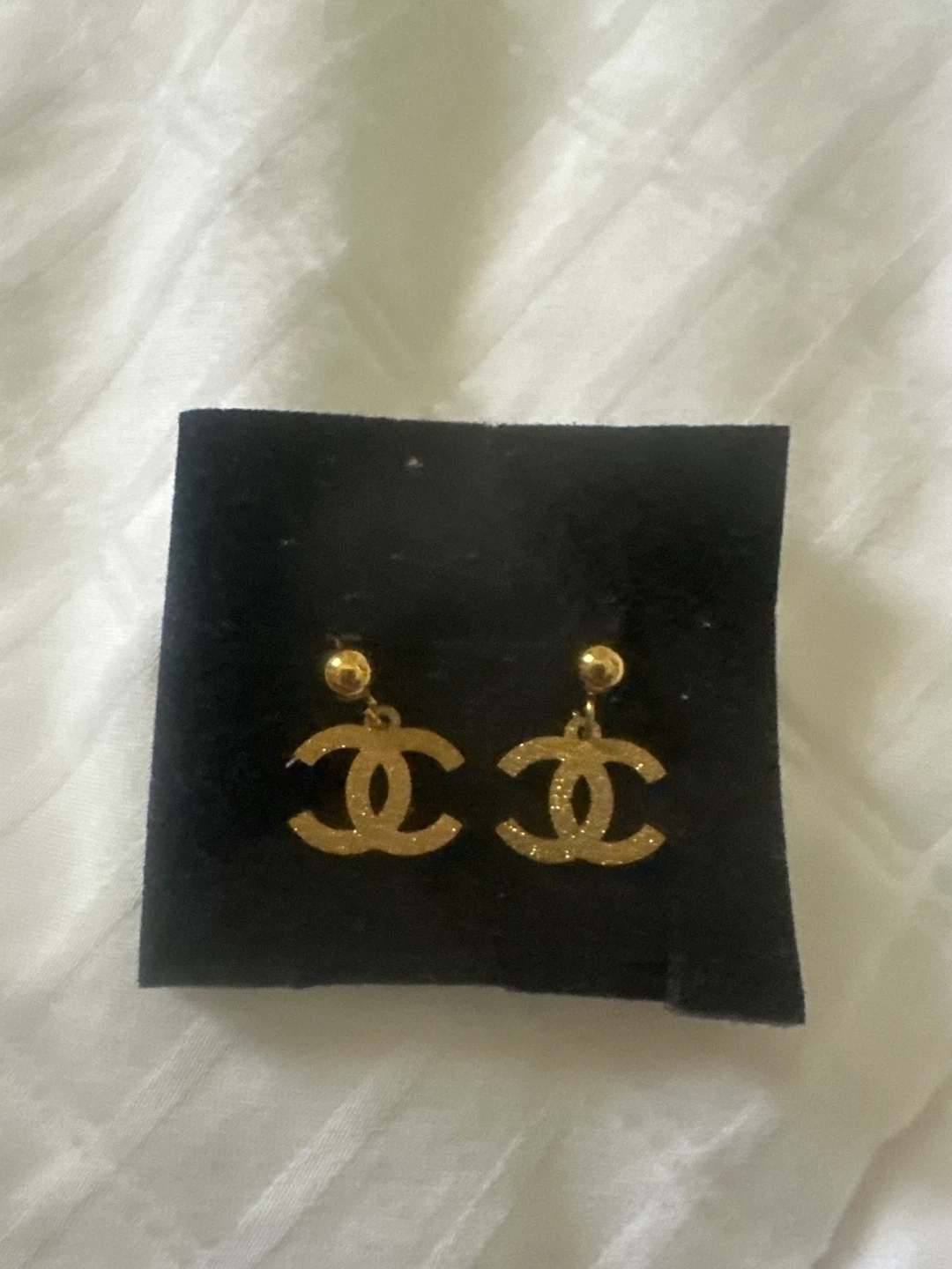 CC Drop Earrings