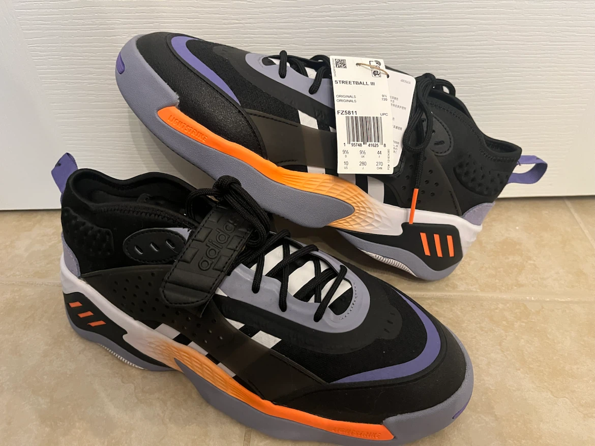 Adidas Streetball III Shoes ~ Men’s Size 10