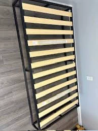 Metal Bed Frame with Wood Slats - photo 2