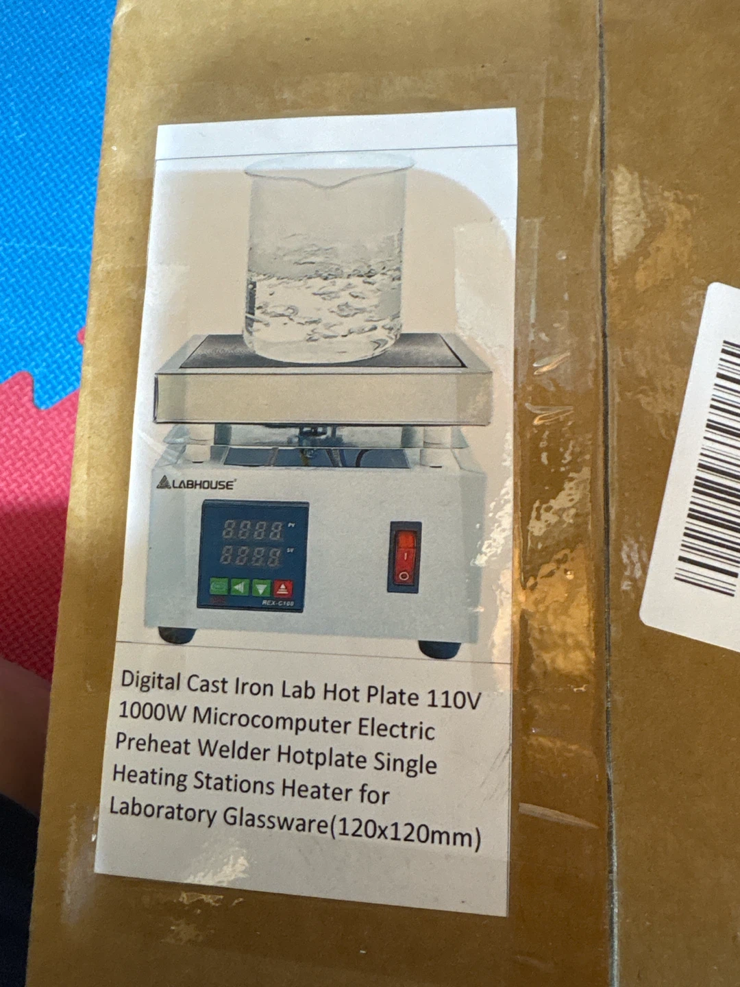LABHOUSE Digital Cast Iron Lab Hot Plate 110V 1000W