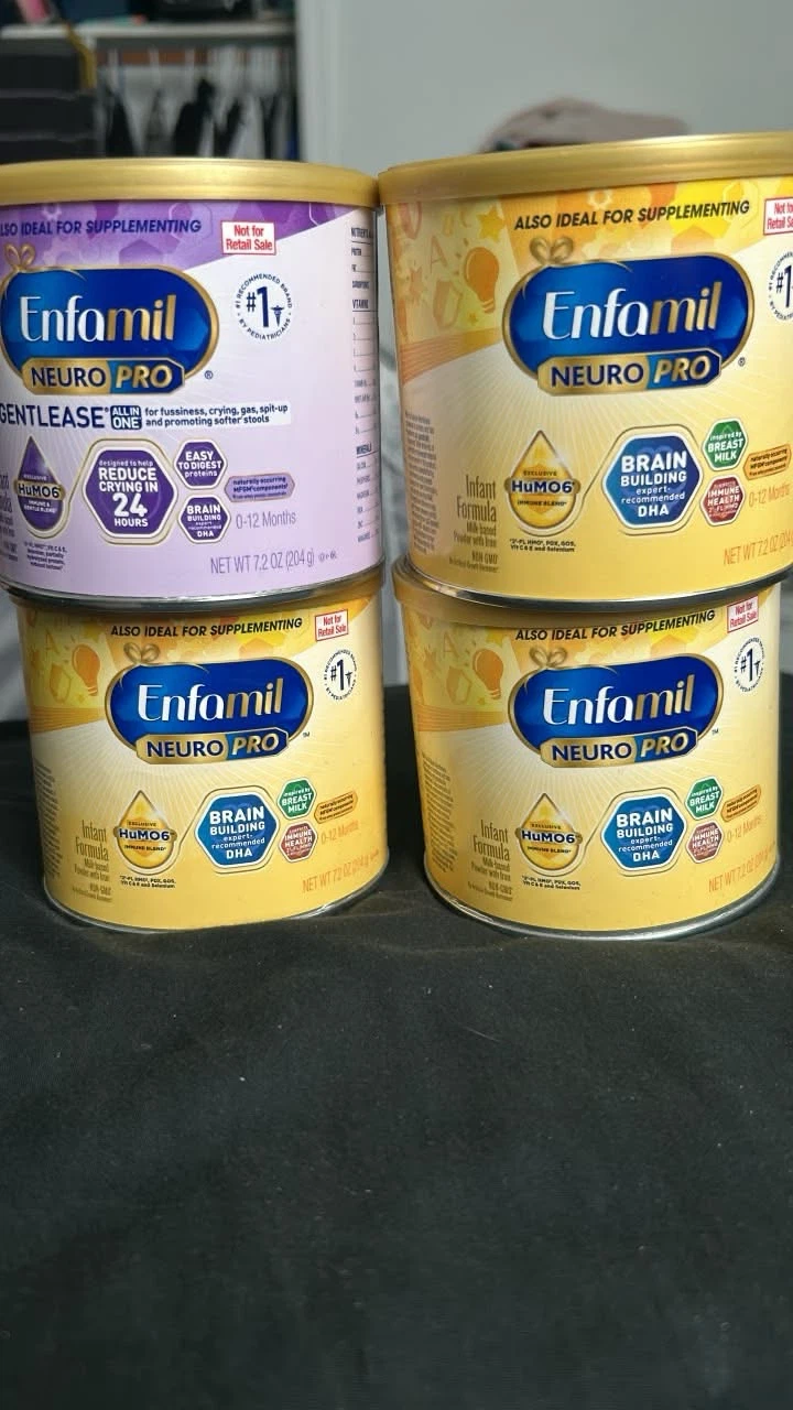 Similac and Enfamil Formula