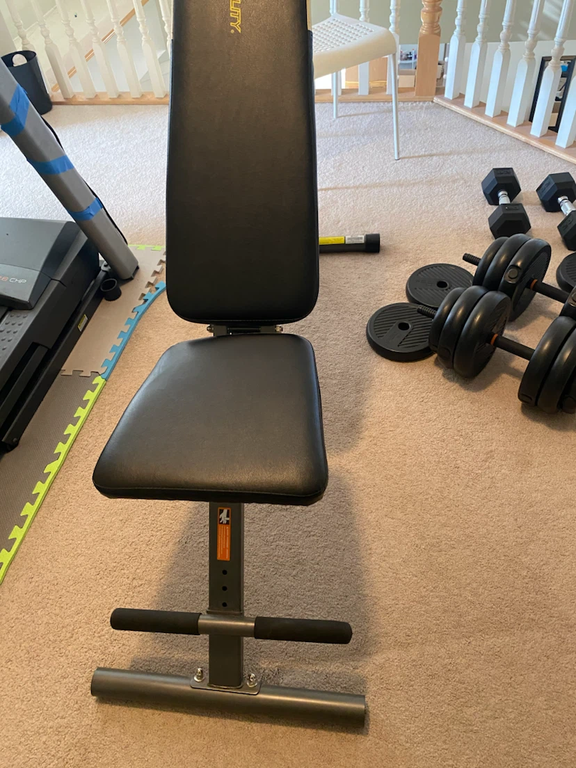 Fitness Reality Weight Bench and Dumbbells