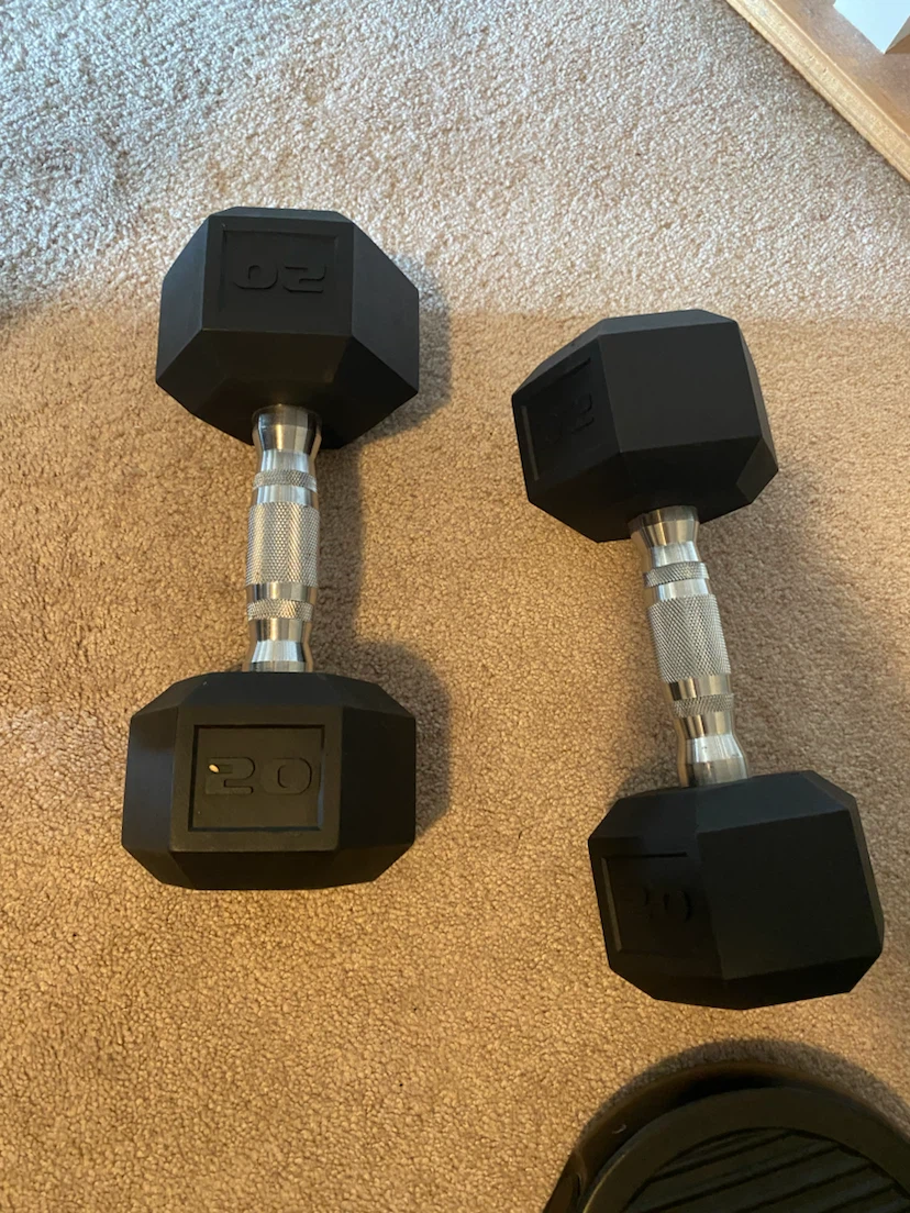 Fitness Reality Weight Bench and Dumbbells - photo 5