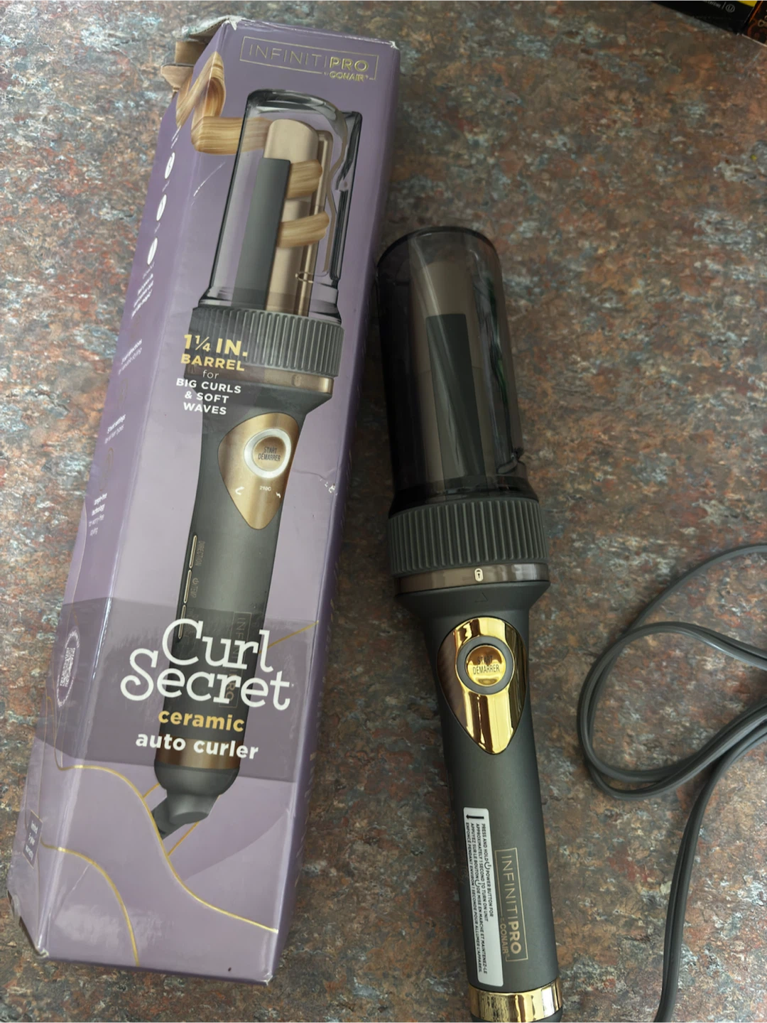 Conair Infiniti Pro Curl Secret Ceramic Auto Curler 1 1/4 inch