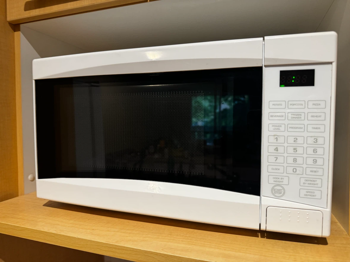 White Microwave Oven