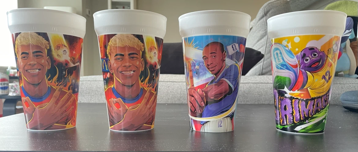 McDonald's FIFA Soccer Player Cups - Set of 4