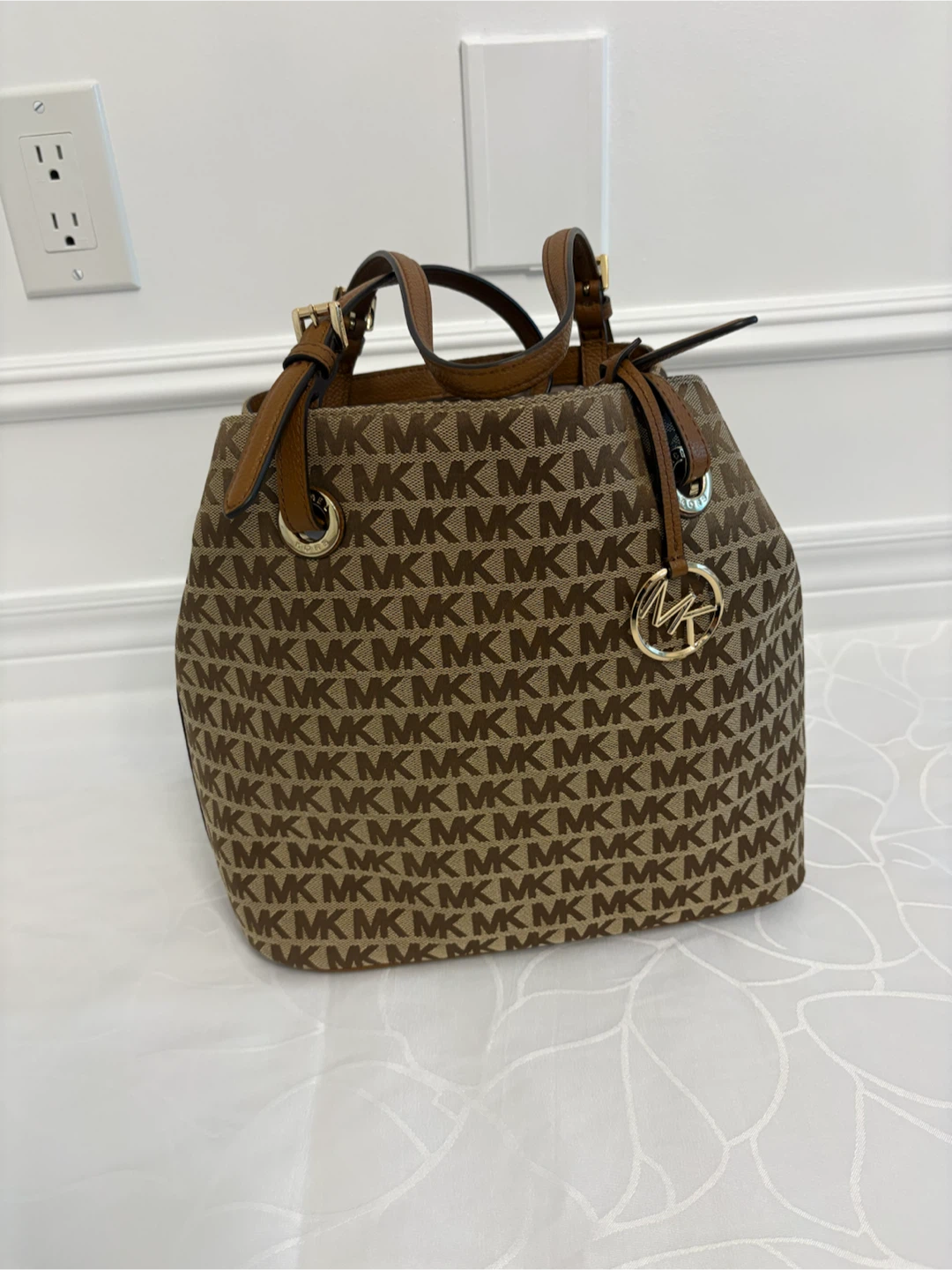 Michael Kors Monogram Tote Bag