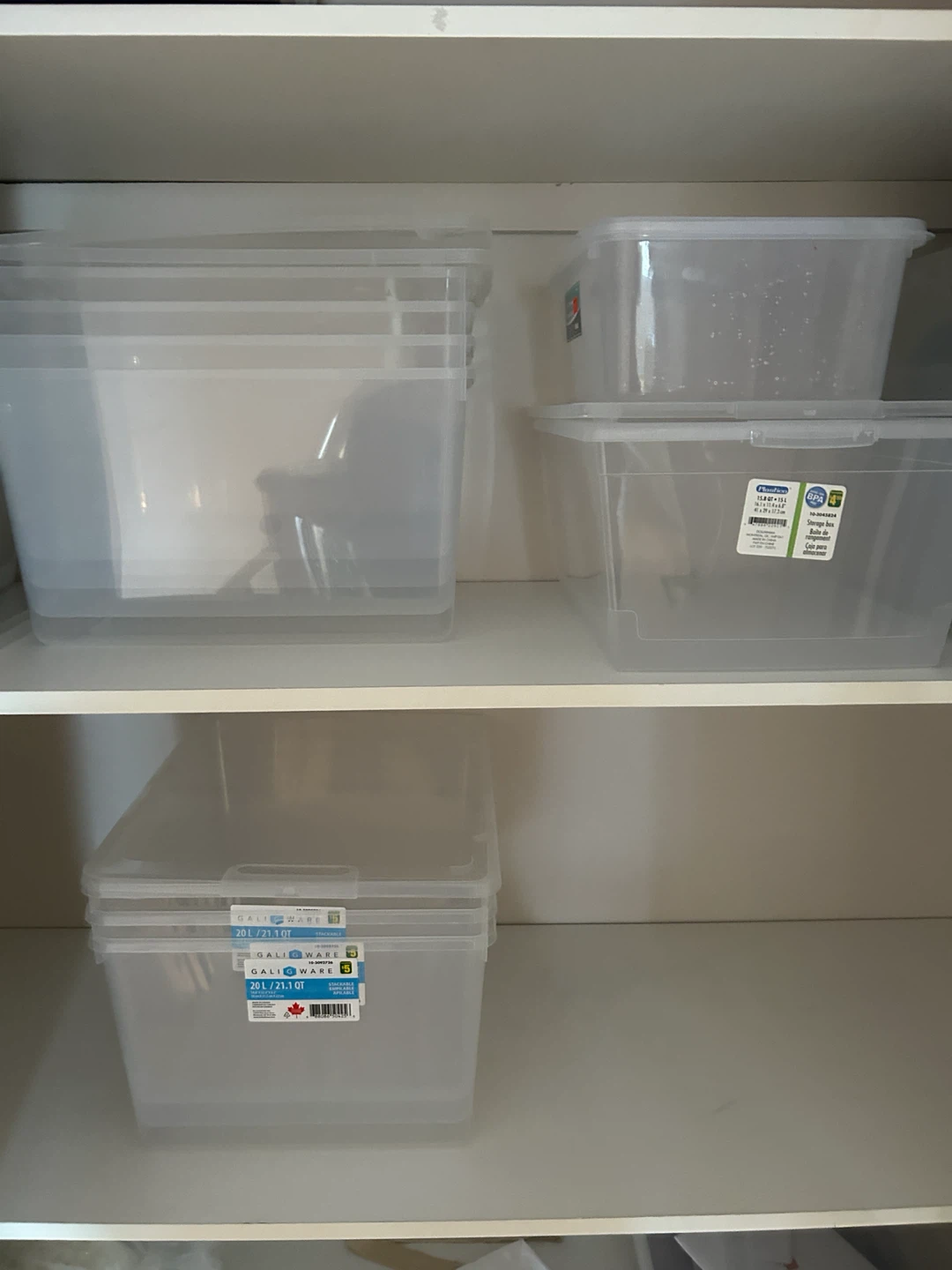 Atleast 16 Storage Bins