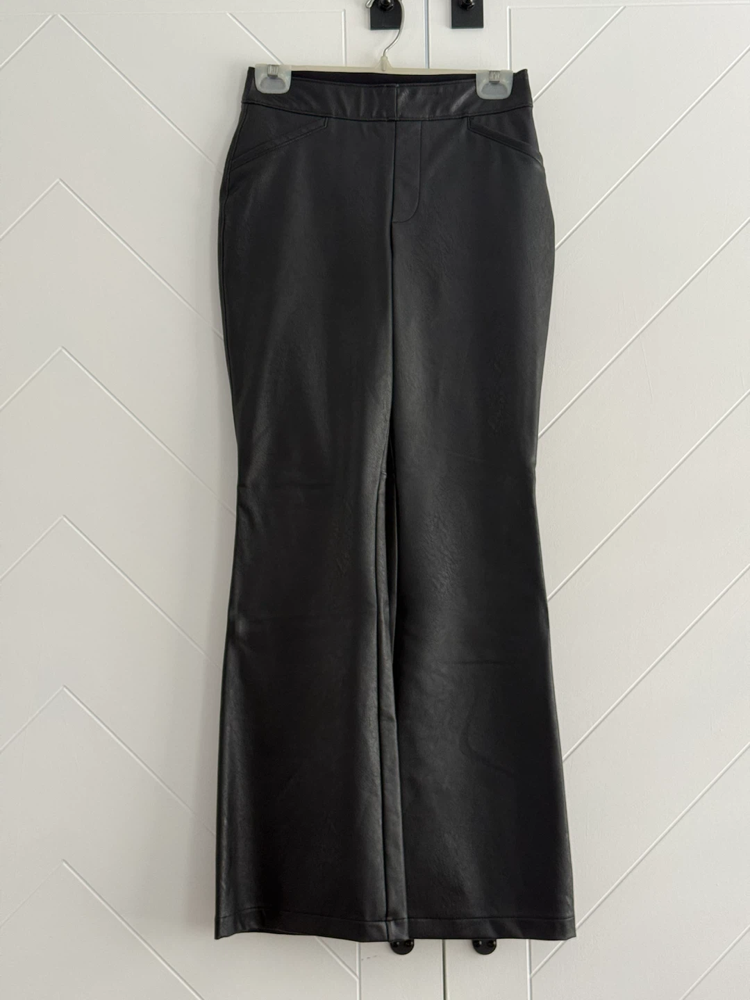 SPANX Faux Leather Flare Pants