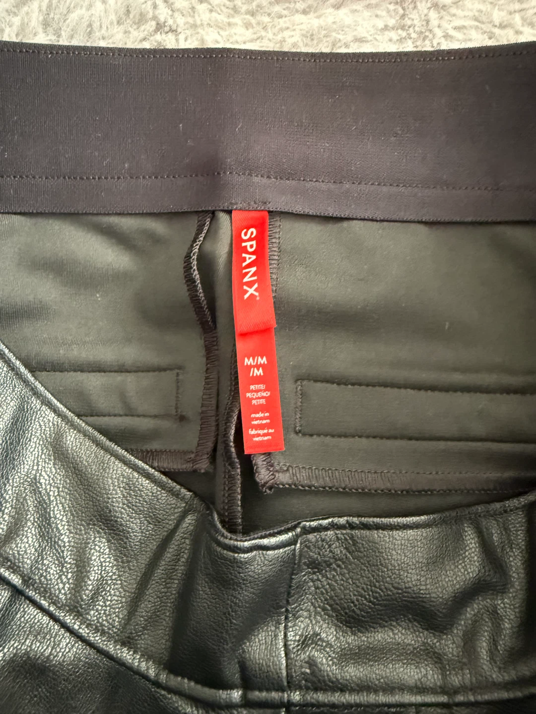 SPANX Faux Leather Flare Pants - photo 3