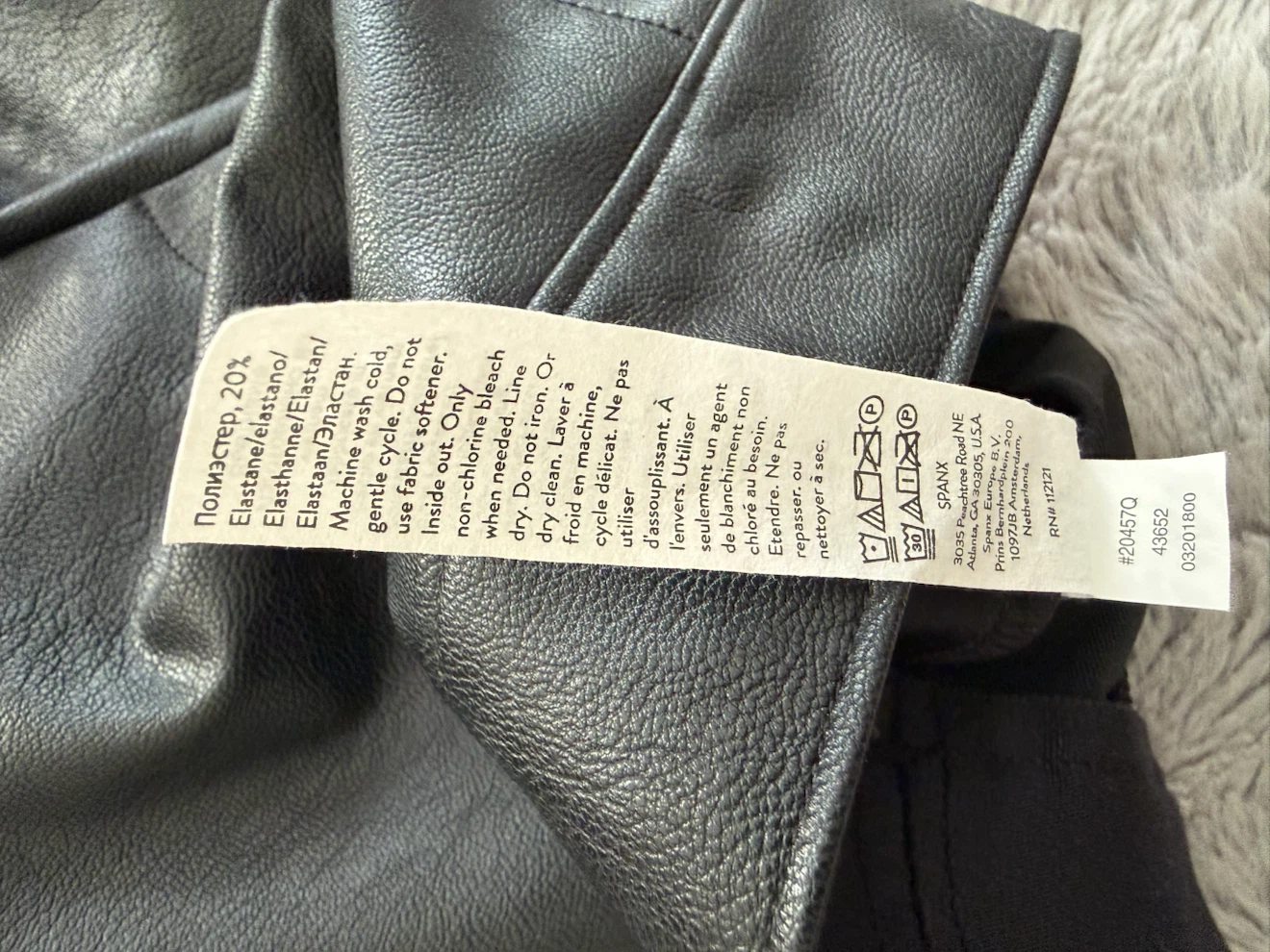 SPANX Faux Leather Flare Pants - photo 5