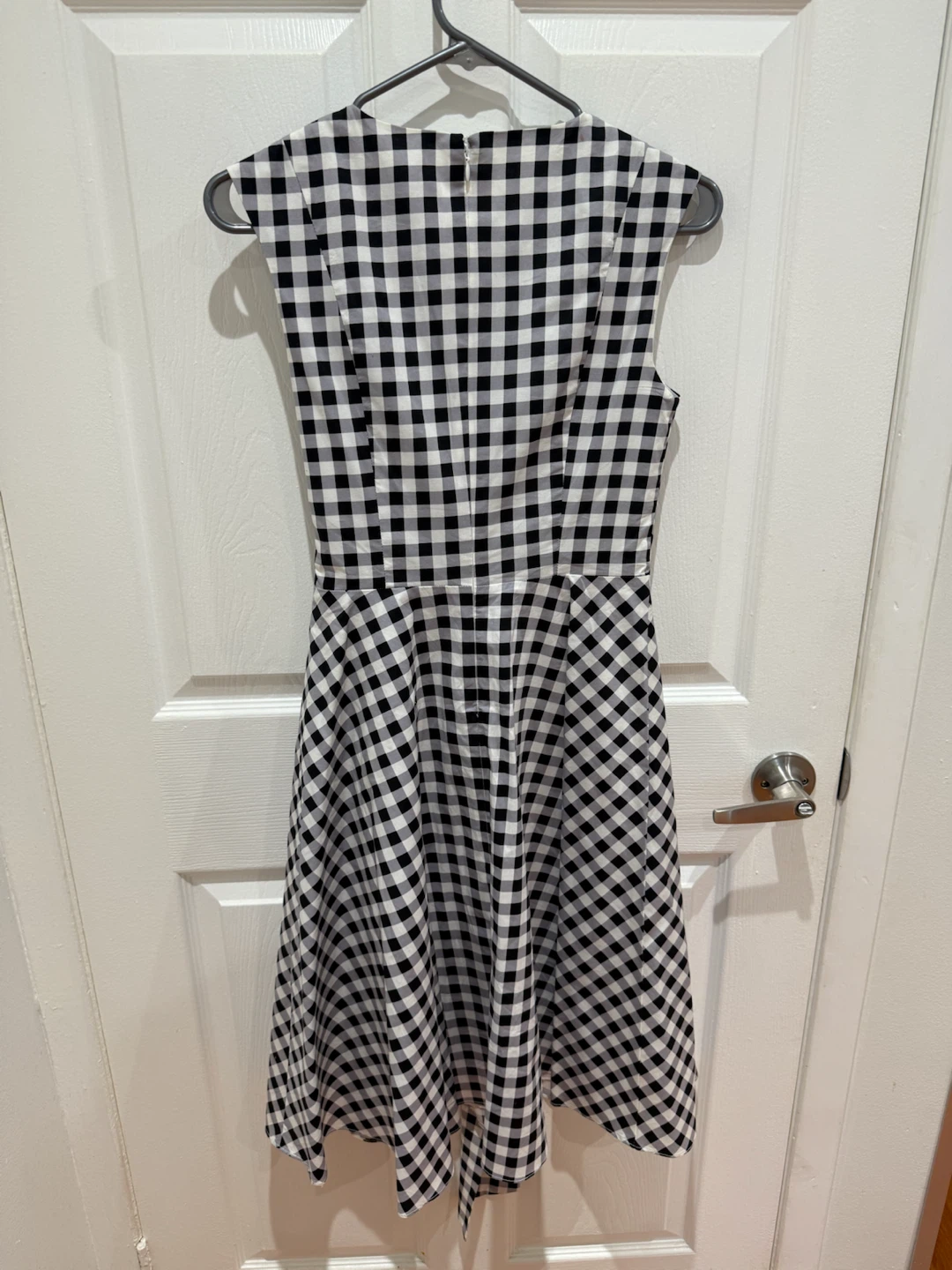 Suzy Shier Black and White Gingham Dress - photo 3