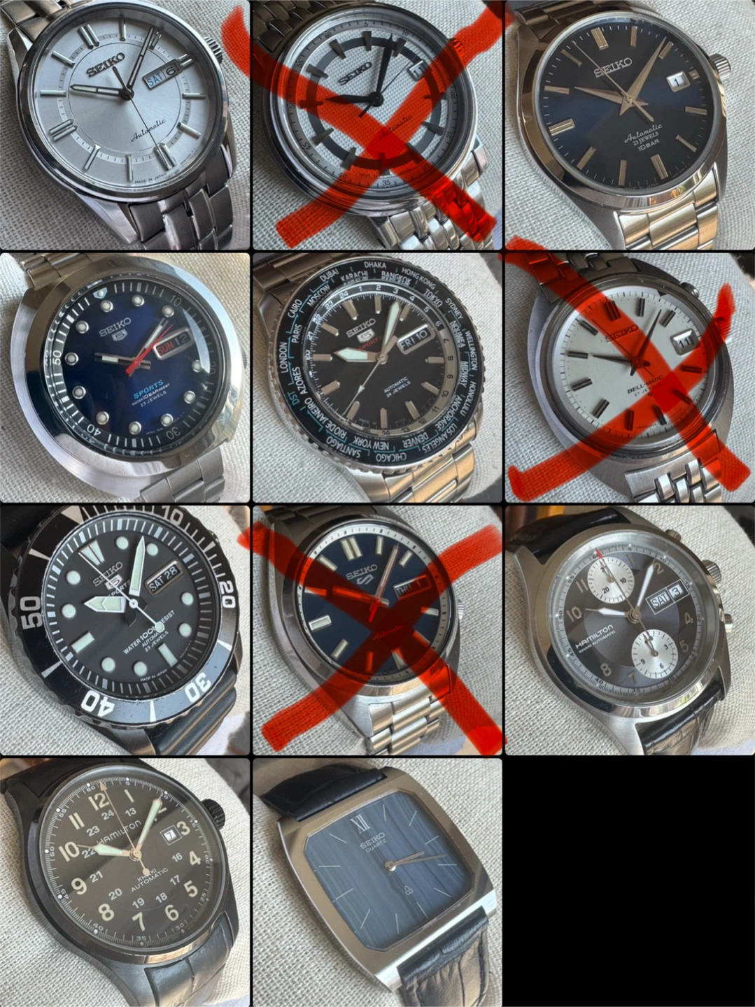 Watch collection for sale