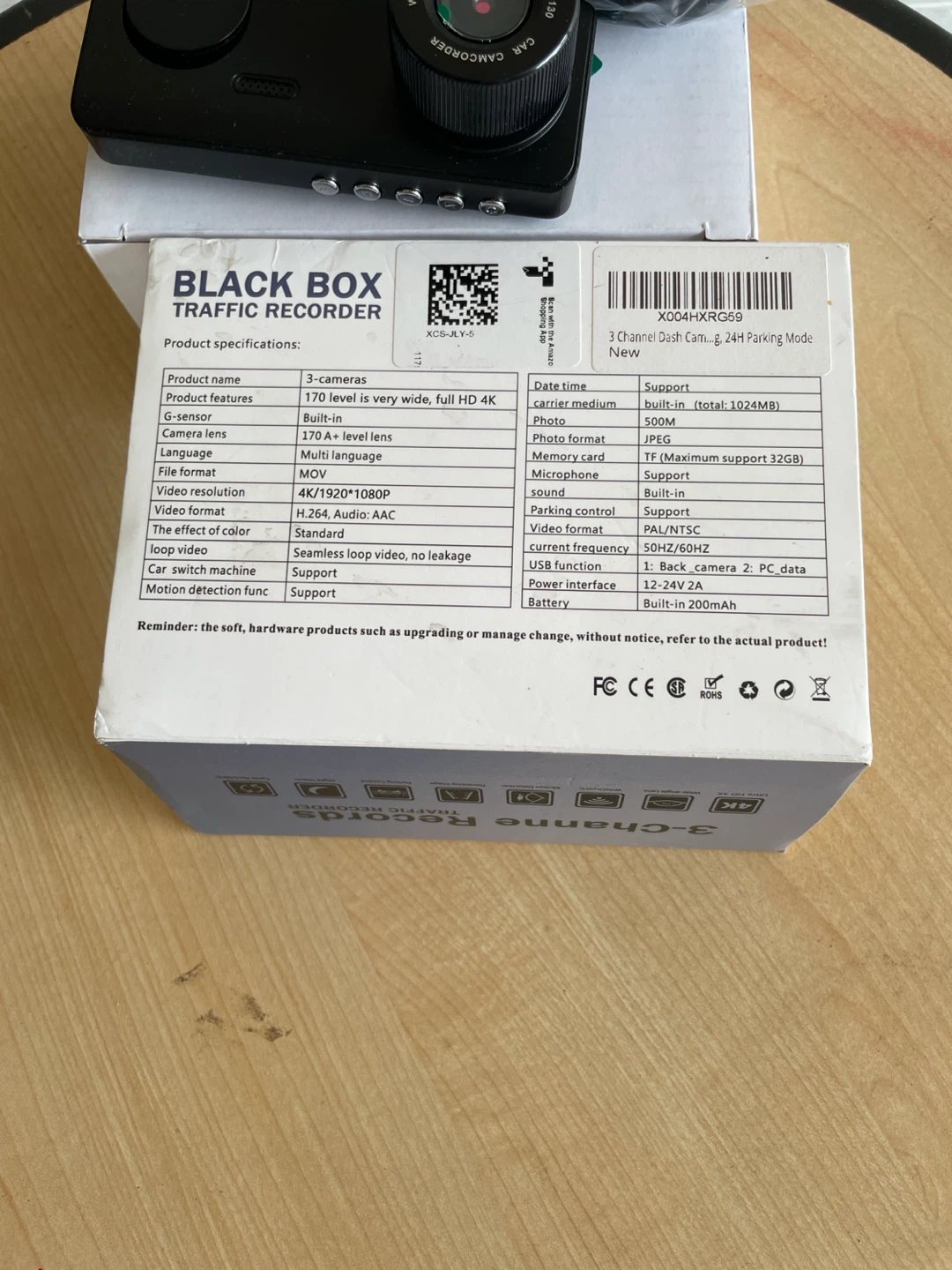 Black Box 3-Channel Dash Cam DVR - photo 3