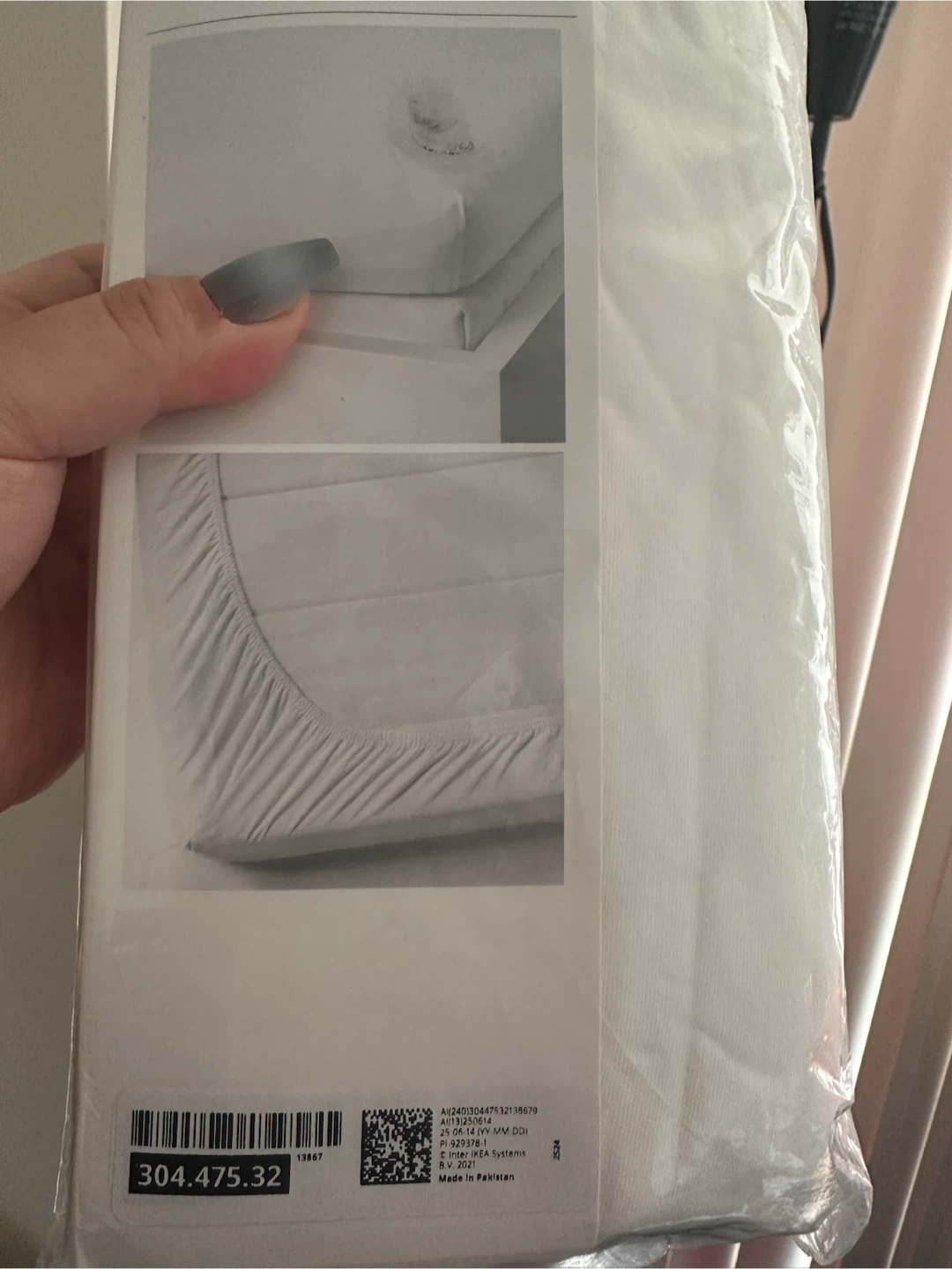 VÅRVIAL Twin Fitted Sheet(white) - photo 2