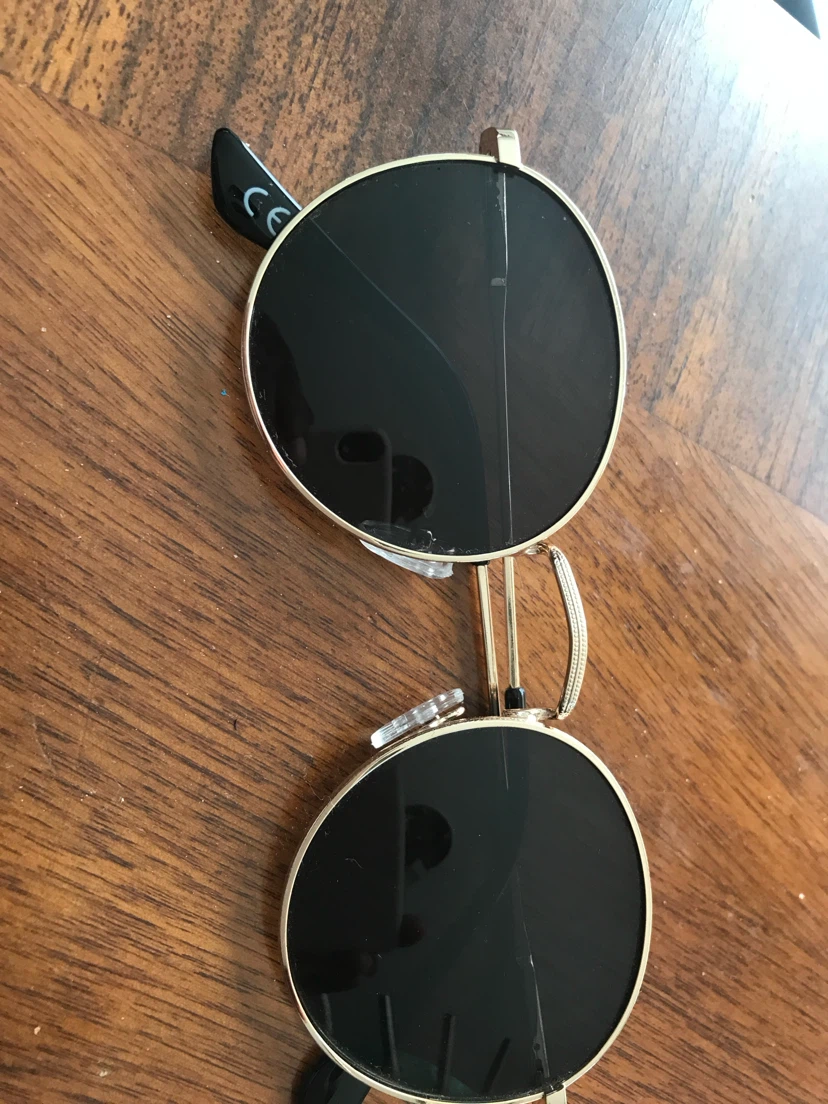 Round Black Sunglasses