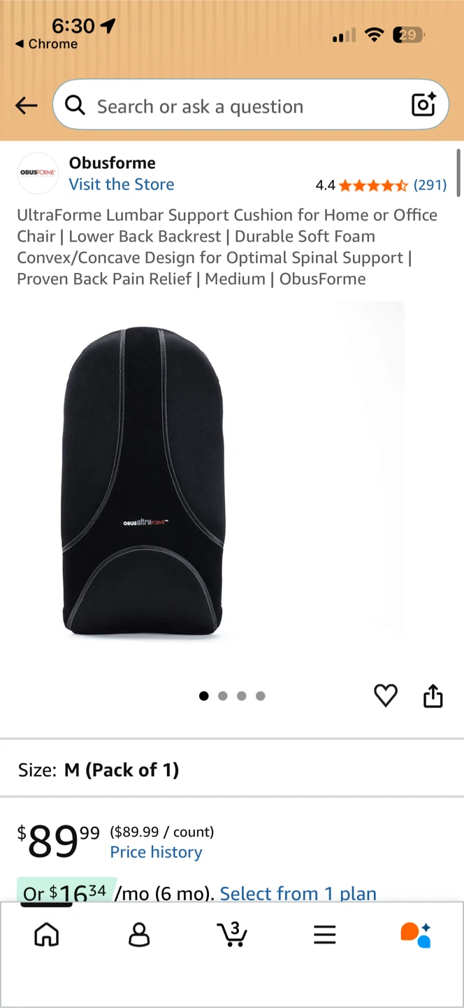 Obusforme UltraForme Lumbar Support Cushion Chair - photo 5
