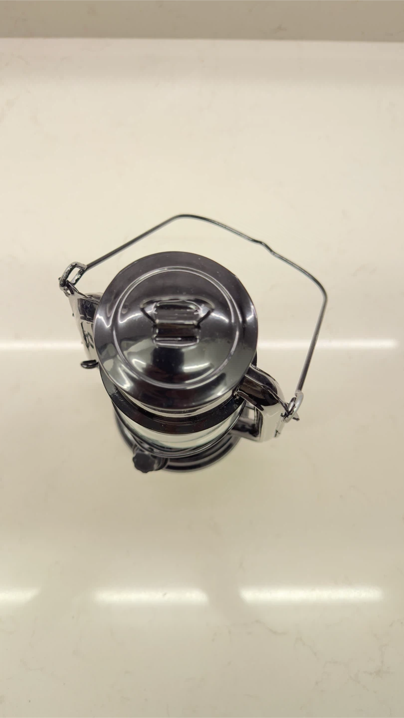 Black LED Camping Lantern 9.25h - photo 5