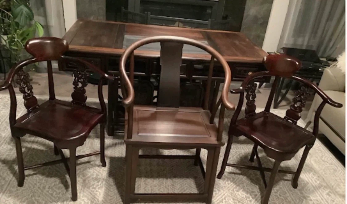 Antique Style Tea Ceremony Chinese Table Furniture Set - photo 2