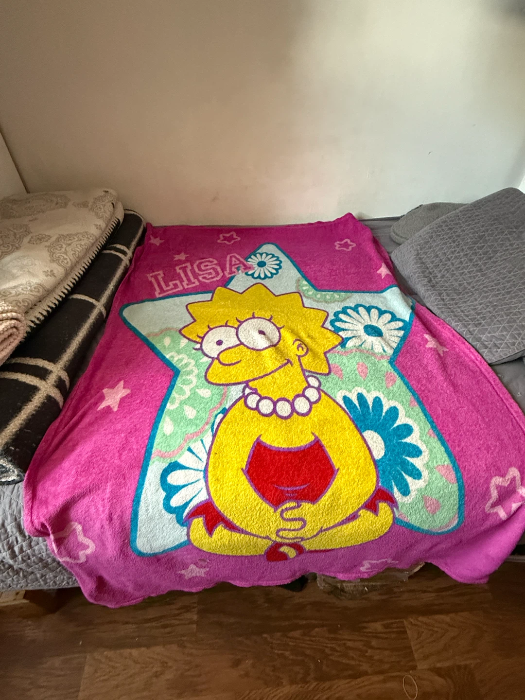 The Simpsons Lisa Simpson Fleece Throw Blanket