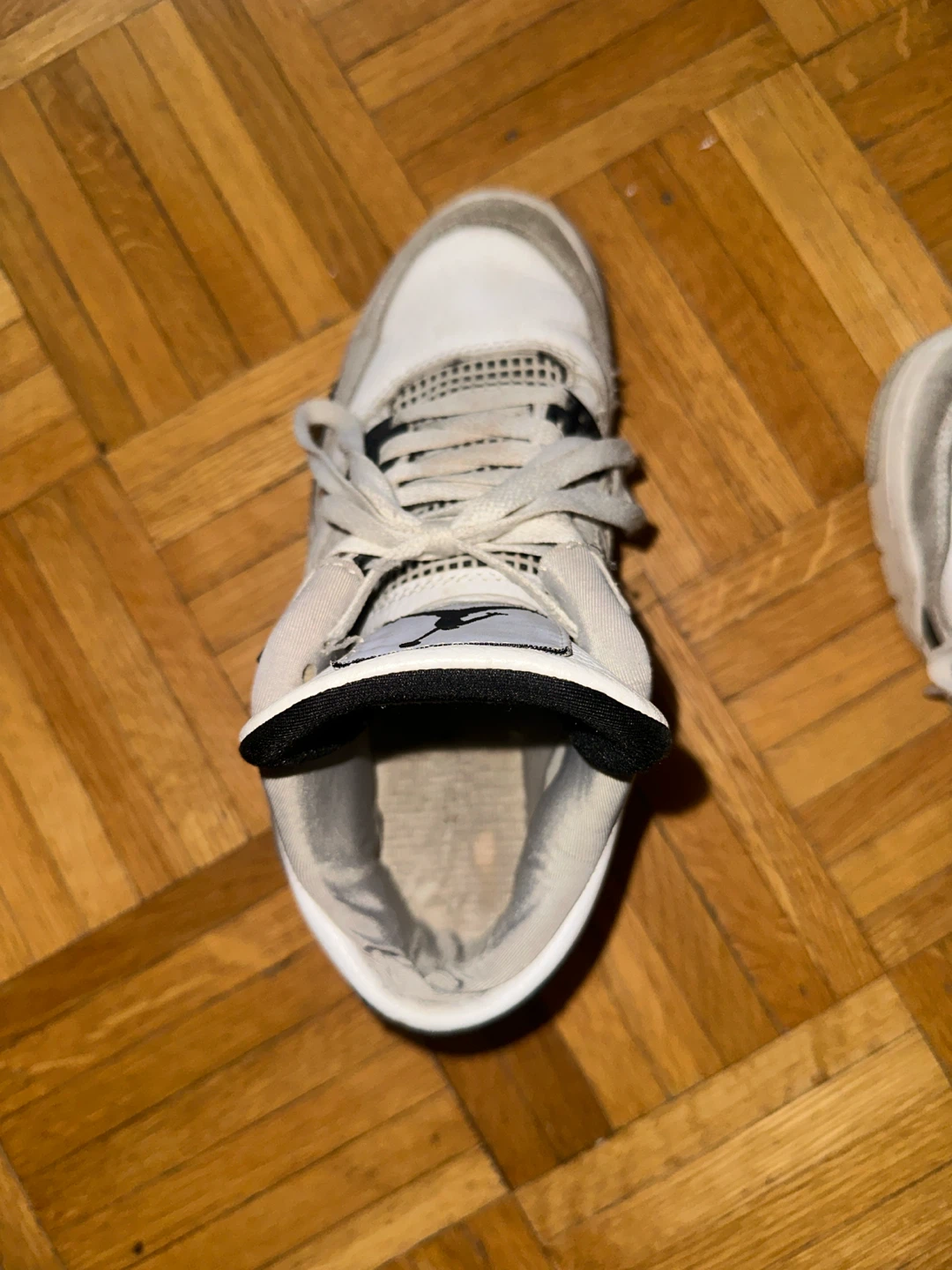 Air Jordan 4 White/Grey - Used - photo 3